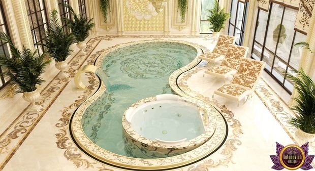 Фото из портфолио Luxurious pool design from Katrina Antonovich – фотографии дизайна интерьеров на INMYROOM