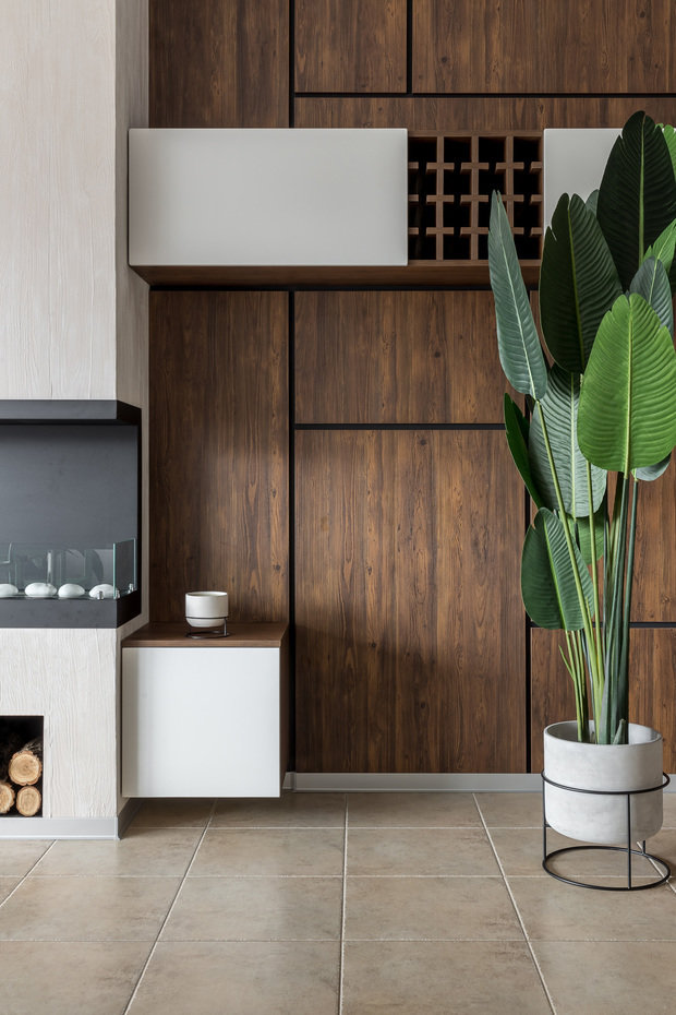 Фотография: Гостиная в стиле Современный, Эко, Квартира, Студия, Проект недели, Самара, Монолитный дом, 40-60 метров, 60-90 метров, Валерия Веселова – фото на INMYROOM