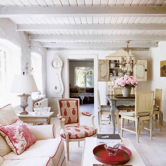 Фотография: Гостиная в стиле Прованс и Кантри, Классический, Скандинавский, Современный – фото на InMyRoom.ru