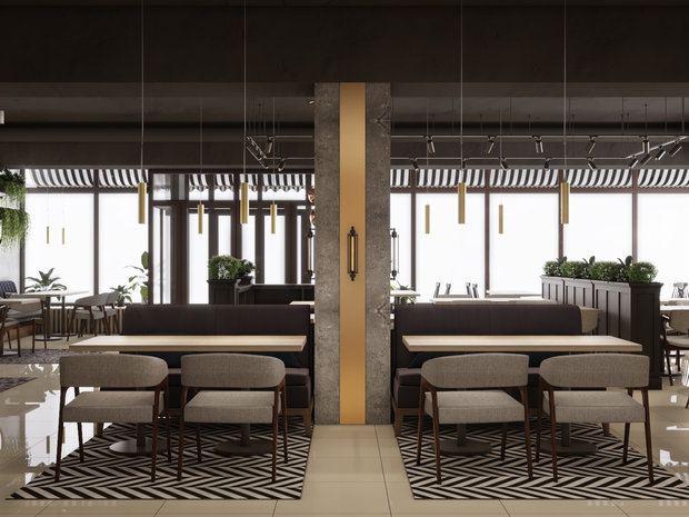 Фото из портфолио Гурман-кафе "ПитьКофе" – фотографии дизайна интерьеров на INMYROOM