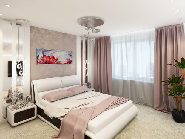 Фото из портфолио Spalni – фотографии дизайна интерьеров на INMYROOM