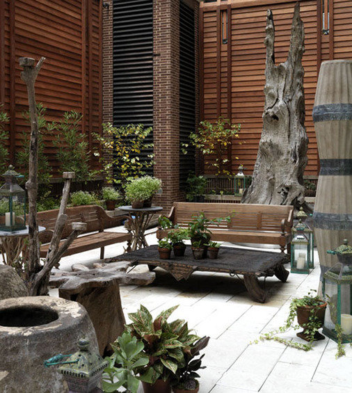 Фотография: Терраса в стиле Восточный, Эко, Дома и квартиры, Городские места, Отель, Большие окна – фото на INMYROOM