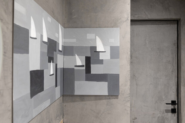 Фотография: Ванная в стиле Лофт, Современный, Квартира, Проект дня, Санкт-Петербург, 40-60 метров, минимализм, современный, Екатерина Бубнова – фото на INMYROOM