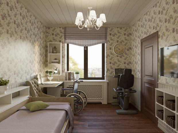 Фотография: Спальня в стиле Прованс и Кантри, Современный, Дом, Проект недели, Дом и дача, Истринский район, Студия Волковых, 4 и больше, Более 90 метров – фото на INMYROOM