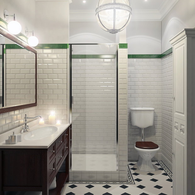 Фотография: Ванная в стиле Лофт, Квартира, Дома и квартиры, Москва – фото на INMYROOM