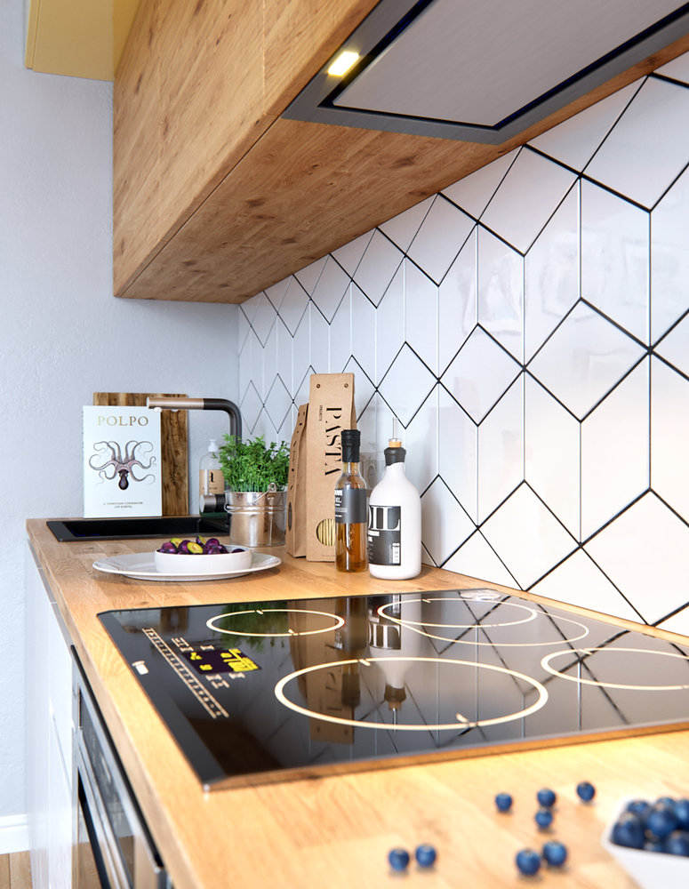 Фотография: Кухня и столовая в стиле Скандинавский, Квартира, Проект недели, Санкт-Петербург, напольное покрытие, Панельный дом, 2 комнаты, 60-90 метров, Олег Минц, ЖК "Тойве" – фото на INMYROOM Фотография: Кухня и столовая в стиле Скандинавский, Квартира, Проект недели, Санкт-Петербург, напольное покрытие, Панельный дом, 2 комнаты, 60-90 метров, Олег Минц, ЖК "Тойве" – фото на INMYROOM