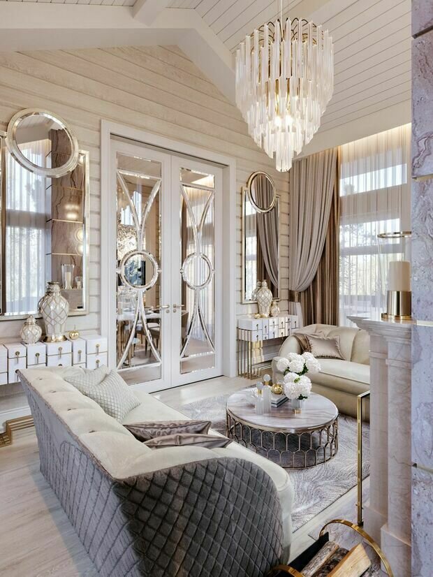 Фото из портфолио Дом 281,5 м² в КП Руза Фэмили: светлый интерьер для светлой семьи – фотографии дизайна интерьеров на INMYROOM