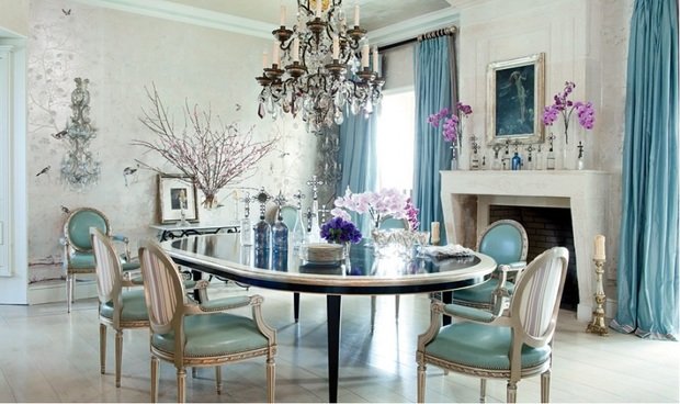 Фотография: Кухня и столовая в стиле Классический, Современный, Дом, Дома и квартиры, Интерьеры звезд – фото на INMYROOM