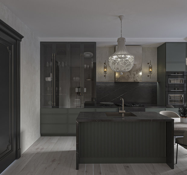 Фото из портфолио Двухкомнатная квартира в современном стиле – фотографии дизайна интерьеров на INMYROOM