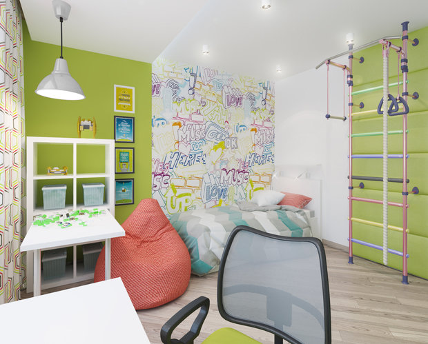 Фото из портфолио ЖК Преображенский, 98 м2 – фотографии дизайна интерьеров на INMYROOM
