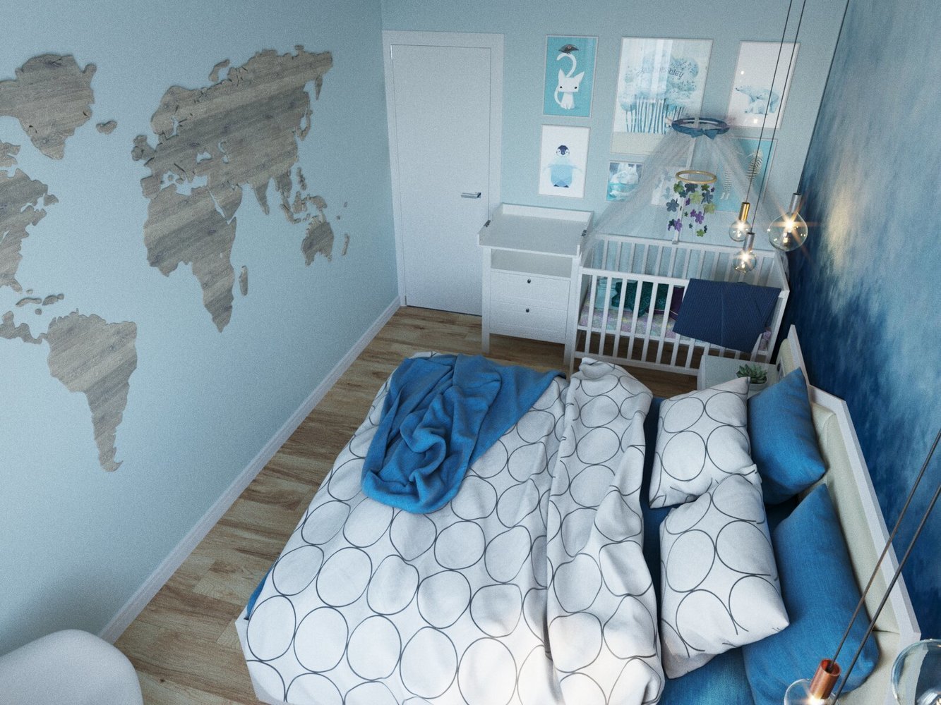 Фотография: Спальня в стиле Современный, Квартира, Проект недели, Эко, Красногорск, Панельный дом, 2 комнаты, 60-90 метров, Татьяна Крыгина, КПД-4570 – фото на INMYROOM Фотография: Спальня в стиле Современный, Квартира, Проект недели, Эко, Красногорск, Панельный дом, 2 комнаты, 60-90 метров, Татьяна Крыгина, КПД-4570 – фото на INMYROOM