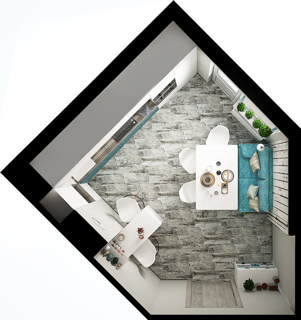 Фото из портфолио ЖК Сапфир – фотографии дизайна интерьеров на INMYROOM