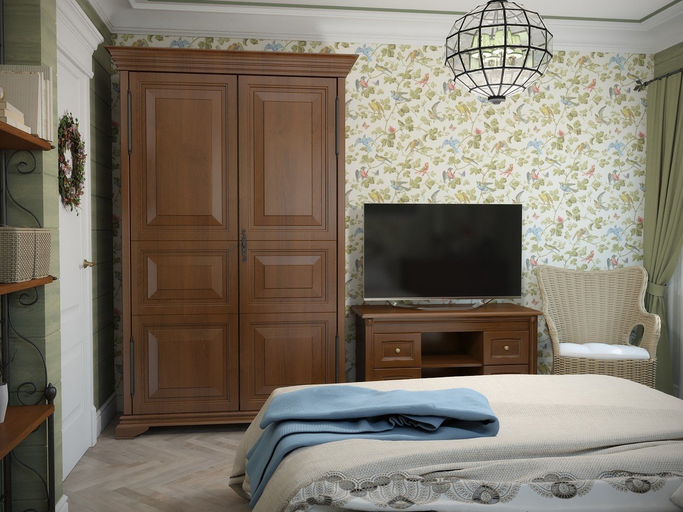 Фотография: Спальня в стиле Прованс и Кантри, Классический, Дом, Советы, Дача, оксана евдокимова, мм-2 – фото на INMYROOM