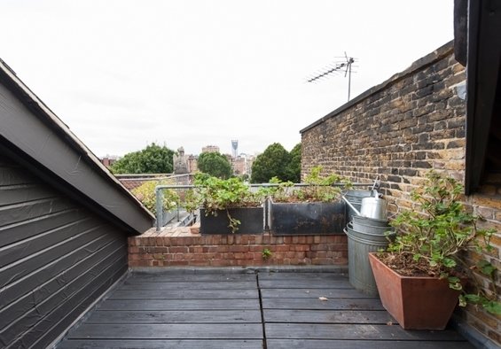 Фотография: Терраса в стиле Лофт, Квартира, Дома и квартиры, Лондон, Мансарда – фото на INMYROOM