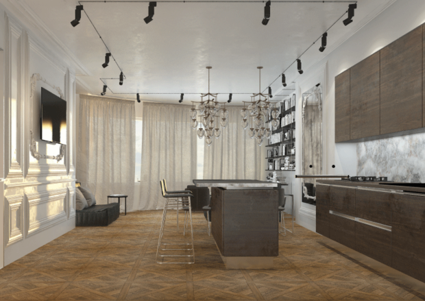 Фото из портфолио Классика для молодой девушки – фотографии дизайна интерьеров на INMYROOM