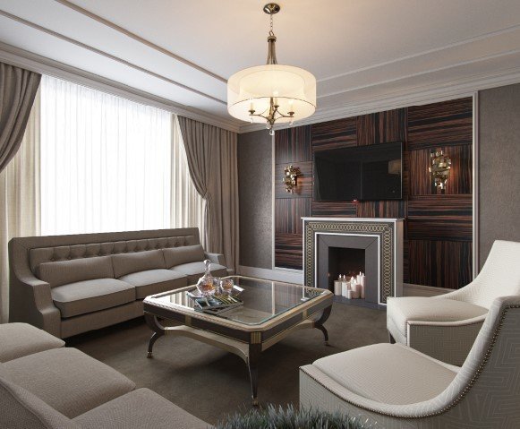 Фото из портфолио Hotel Victory – фотографии дизайна интерьеров на INMYROOM