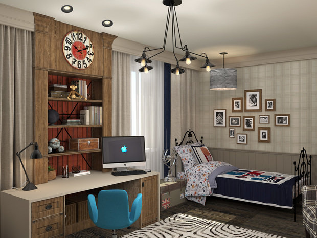 Фото из портфолио Детская для двух мальчиков – фотографии дизайна интерьеров на INMYROOM