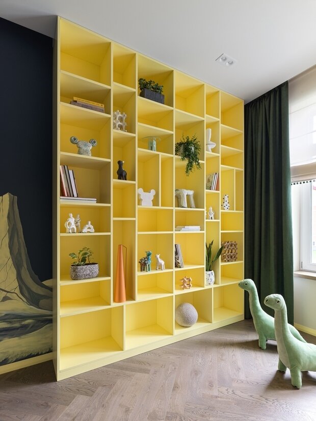 Фотография: Детская в стиле Современный, Квартира, Проект недели, Москва, Монолитный дом, 3 комнаты, Более 90 метров, Екатерина Никитина – фото на INMYROOM