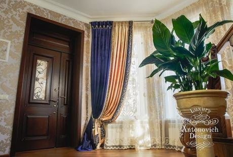 Пошив штор Астана. Роскошные детали
