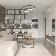 Фото из портфолио Квартира для семьи из 3х человек 71 м2 ЖК Михайловский Парк – фотографии дизайна интерьеров на INMYROOM