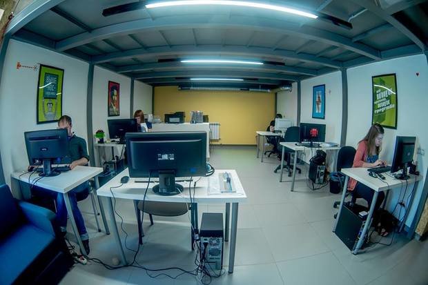 Фотография: Офис в стиле Лофт, Современный, Офисное пространство, Дома и квартиры – фото на INMYROOM