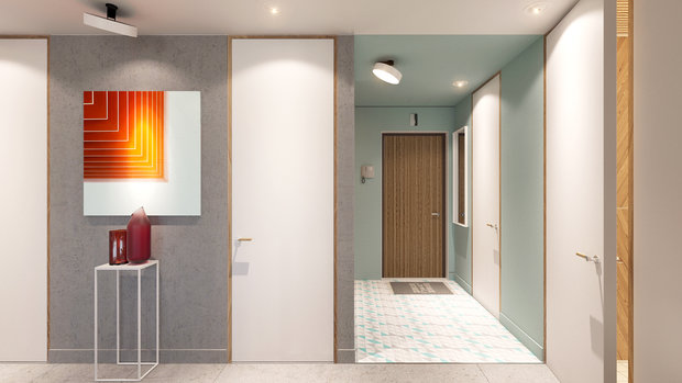 Фото из портфолио Квартира на Фермском шоссе – фотографии дизайна интерьеров на INMYROOM