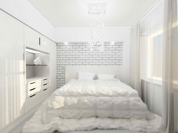 Фото из портфолио Квартира TOTAL WHITE в современном стил – фотографии дизайна интерьеров на INMYROOM