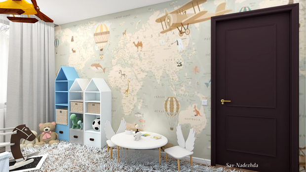Фото из портфолио Детская для маленьких – фотографии дизайна интерьеров на INMYROOM