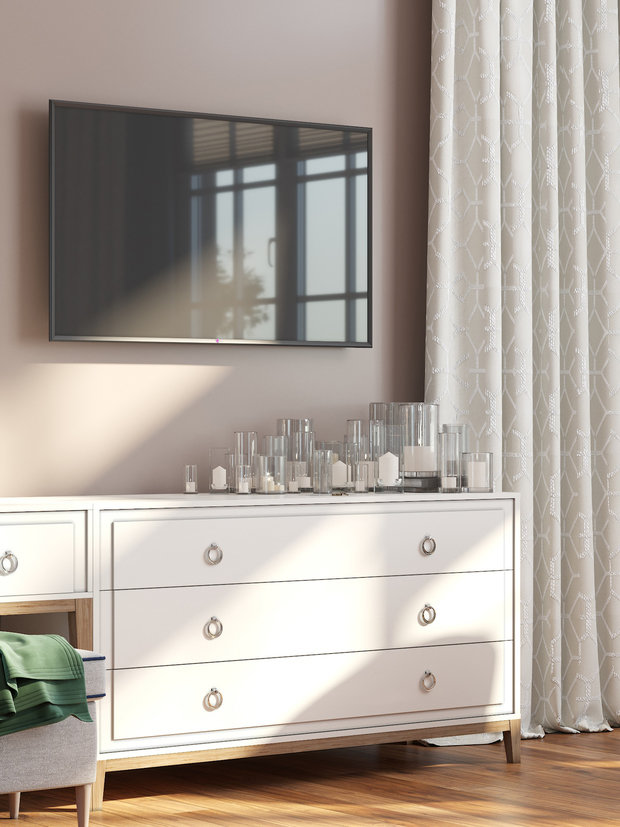 Фото из портфолио Спальня в частном доме – фотографии дизайна интерьеров на INMYROOM