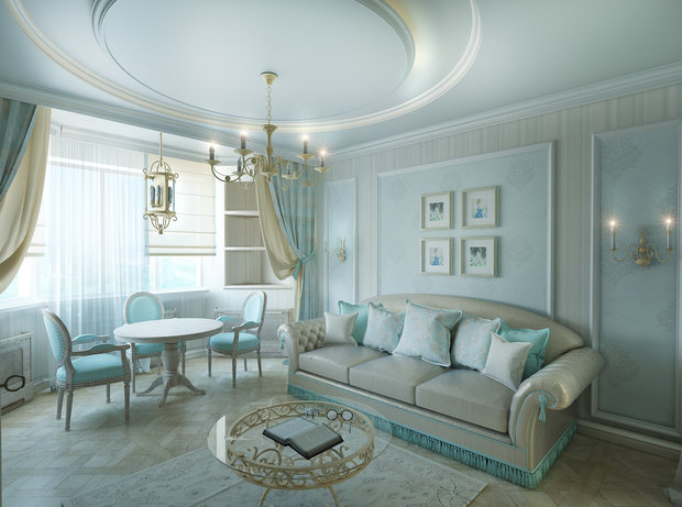 Фото из портфолио Дворянская классика – фотографии дизайна интерьеров на INMYROOM