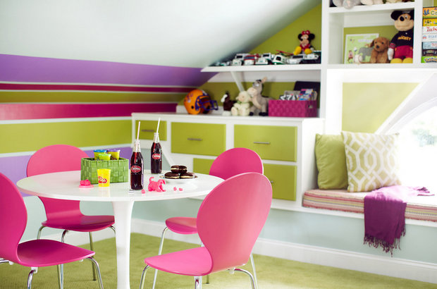 Фотография: Кухня и столовая в стиле Современный, Дом, Чердак, Мансарда – фото на INMYROOM