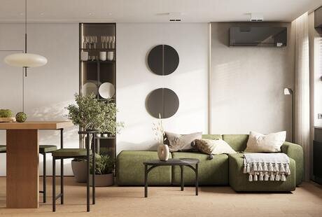 Интерьер квартиры в ЖК Видный Берег