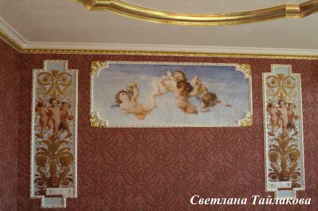 Фото из портфолио Золочение лепнины – фотографии дизайна интерьеров на InMyRoom.ru