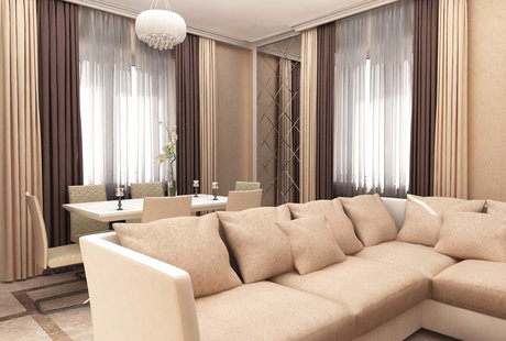 Реализованный проект. Коттедж 250 м.кв. п.Кудряши.Легкая классика