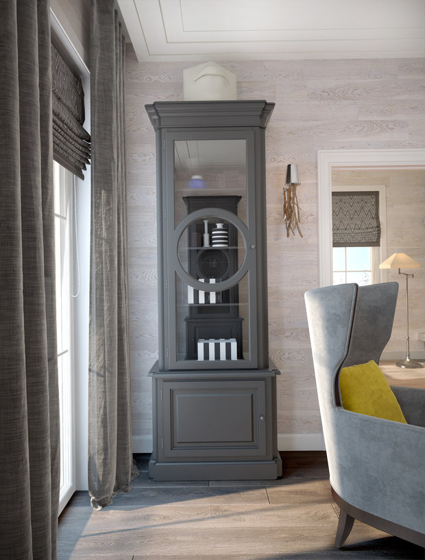 Фото из портфолио дчастный дом в пос.Хатежино (120 м2) – фотографии дизайна интерьеров на INMYROOM