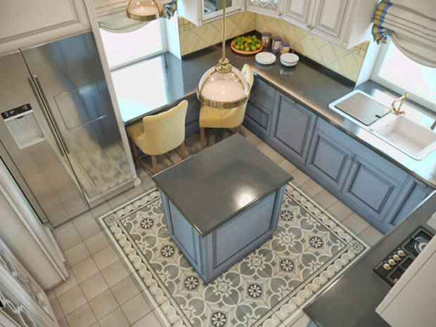 Фото из портфолио ДП «Ромашково» 135 кв.м. – фотографии дизайна интерьеров на INMYROOM