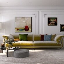 Фото из портфолио Гостиная-кухня Неоклассика – фотографии дизайна интерьеров на INMYROOM