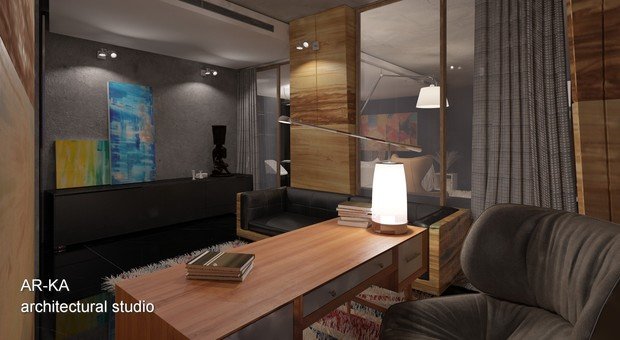 Фото из портфолио LUX Лофт на Мосфильмовской – фотографии дизайна интерьеров на INMYROOM