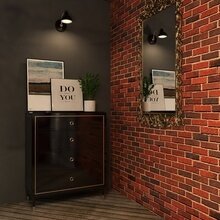 Визуализация интерьера прихожей в стиле лофт