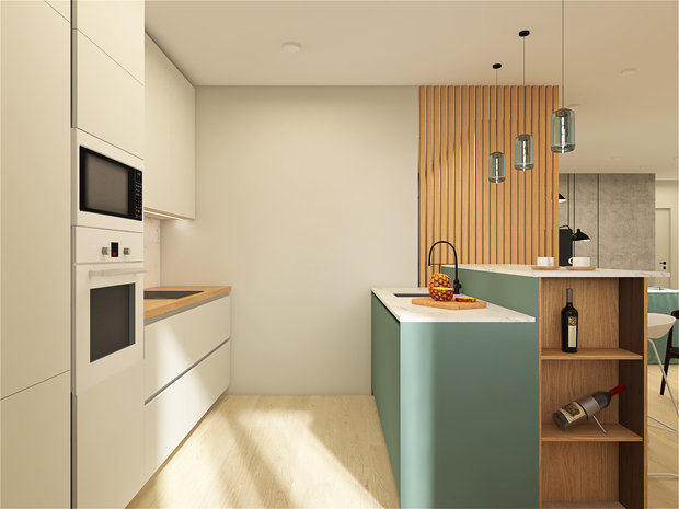 Фото из портфолио Минималистичная квартира 91м2 в Москве для семьи с двумя детьми – фотографии дизайна интерьеров на INMYROOM