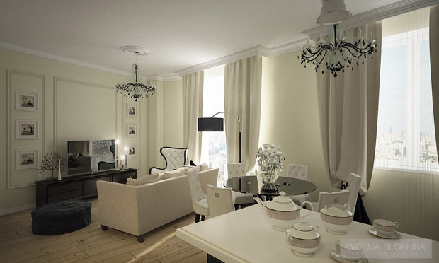 Фото из портфолио Питерская классика – фотографии дизайна интерьеров на INMYROOM