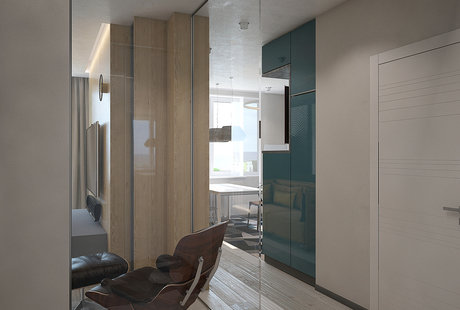 квартира в мягком современном стиле 