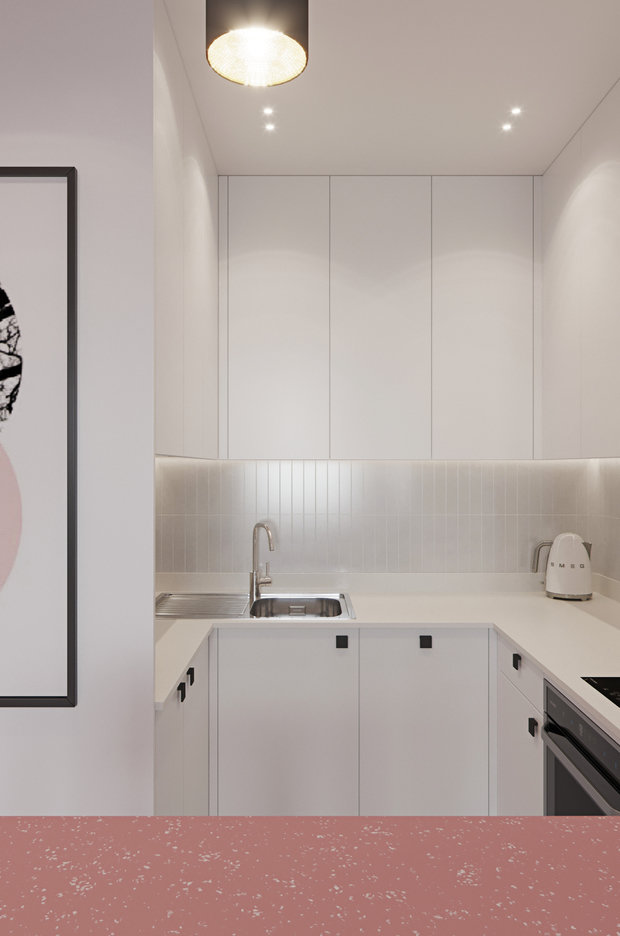 Фото из портфолио ДИЗАЙН МАЛОГАБАРИТНОЙ КВАРТИРЫ, 33 М2 – фотографии дизайна интерьеров на INMYROOM