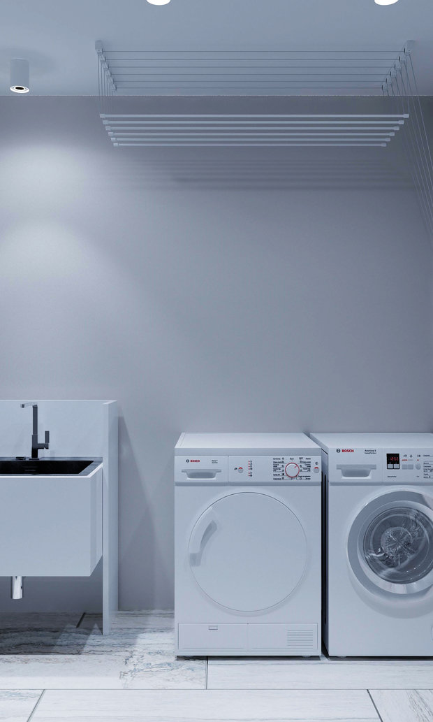 Фото из портфолио Квартира - современная классика 135 кв. Постирочная – фотографии дизайна интерьеров на INMYROOM