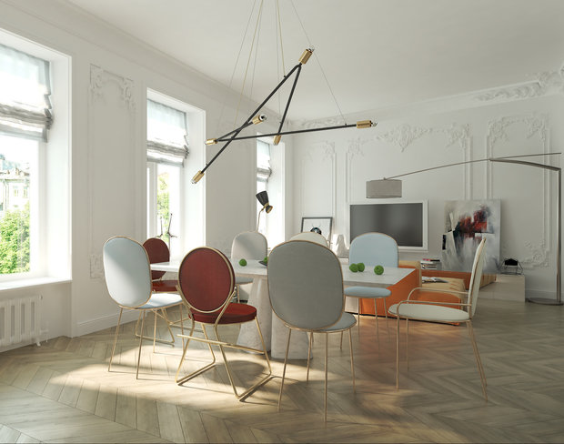 Фото из портфолио Квартира на Б. Грузинской – фотографии дизайна интерьеров на INMYROOM