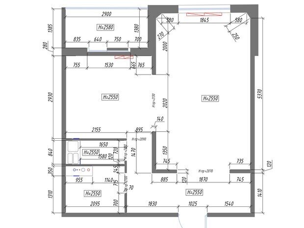 Фотография: Планировки в стиле , Современный, Малогабаритная квартира, Квартира, Проект дня, Беларусь, Панельный дом, 1 комната, 40-60 метров, Жодино, Мария Назарова – фото на INMYROOM