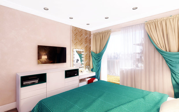 Фото из портфолио Солнце в Краснолесье – фотографии дизайна интерьеров на INMYROOM