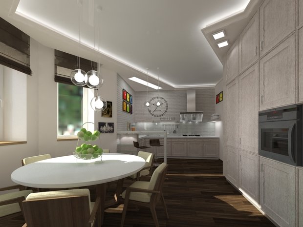 Фото из портфолио Загородный дом – фотографии дизайна интерьеров на INMYROOM