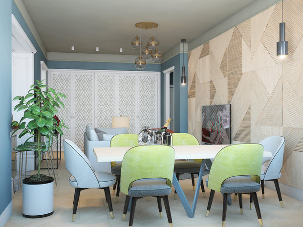 Фото из портфолио АПАРТАМЕНТЫ ЖК "ШУВАЛОВСКИЙ" Г. МОСКВА – фотографии дизайна интерьеров на INMYROOM