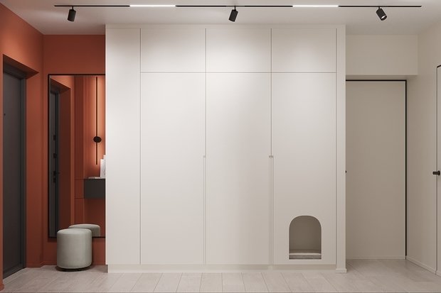 Фото из портфолио Современный интерьер в ЖК «Znak», Ижевск, 73 кв. м2 – фотографии дизайна интерьеров на INMYROOM